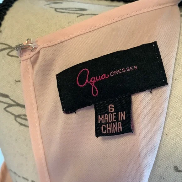 Beautiful mini dress sleeveless, pink pastel, size 6. In perfect condition. - Picture 10 of 12